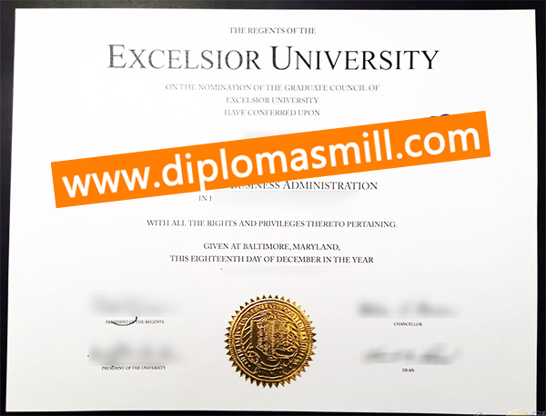 Apply fast Excelsior University fake diploma