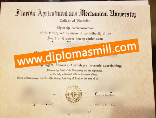 Where to buy fake FAMU diploma?