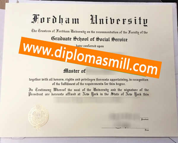 Where to get fake Fordham University diploma?