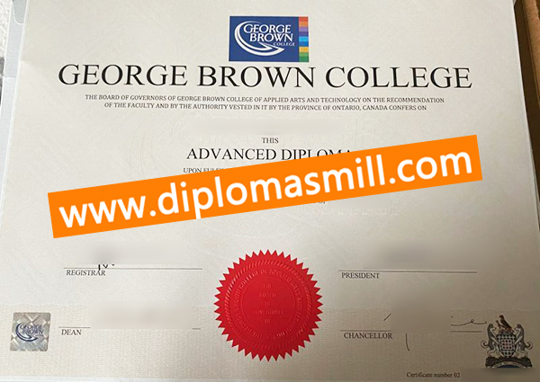 Purchase Canada George Brown College diploma