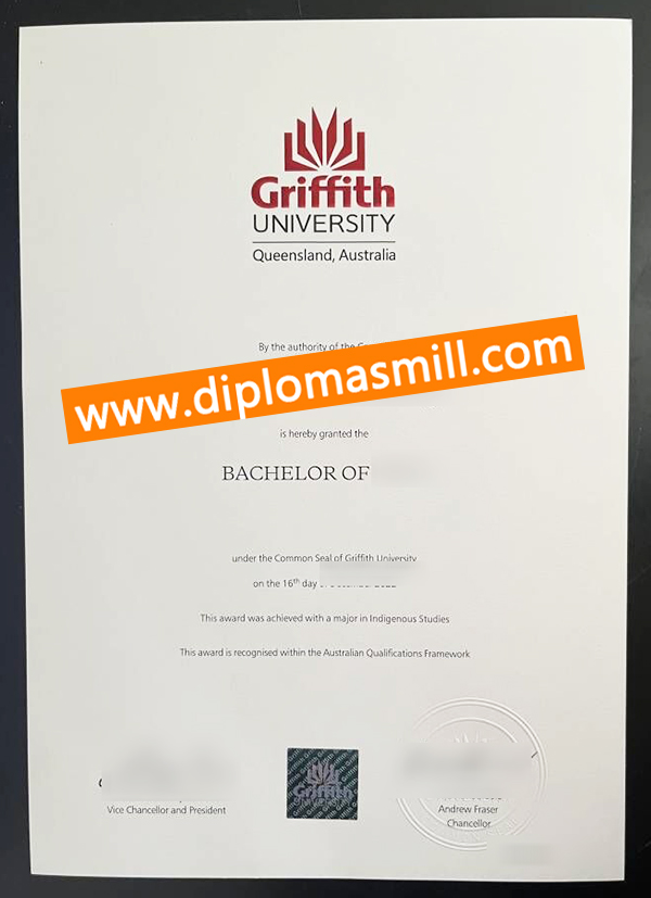 Custom 2025 new Griffith University diploma