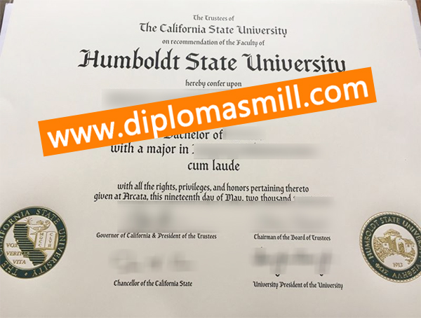 Supply USA fake Humboldt State University degree