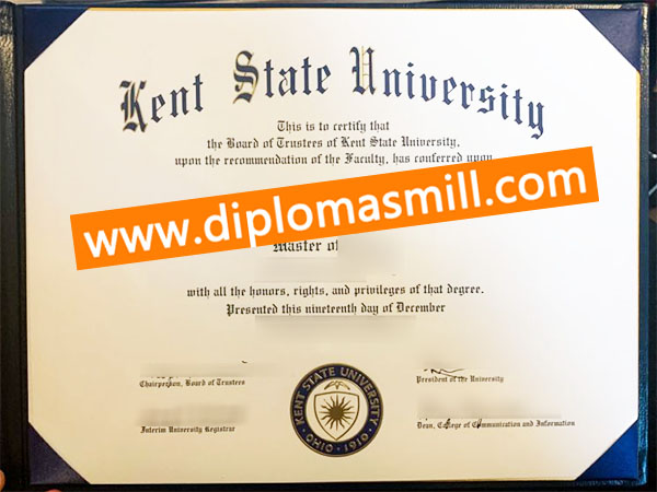 How to get fake Kent State University degree?