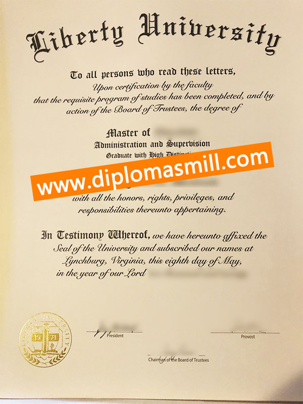 How to custom fake Liberty University degree?