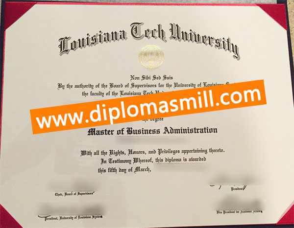 Where to custom fake Louisiana Tech University degree?