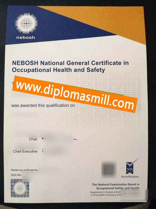 Purchase fake Nebosh NGC certificate