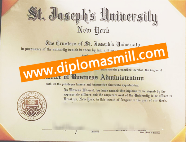 Where to get fake Saint Joseph's University degree?