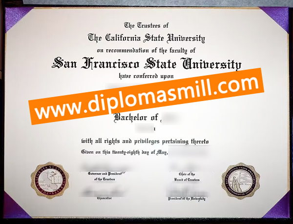 How much buy fake SFSU diploma?