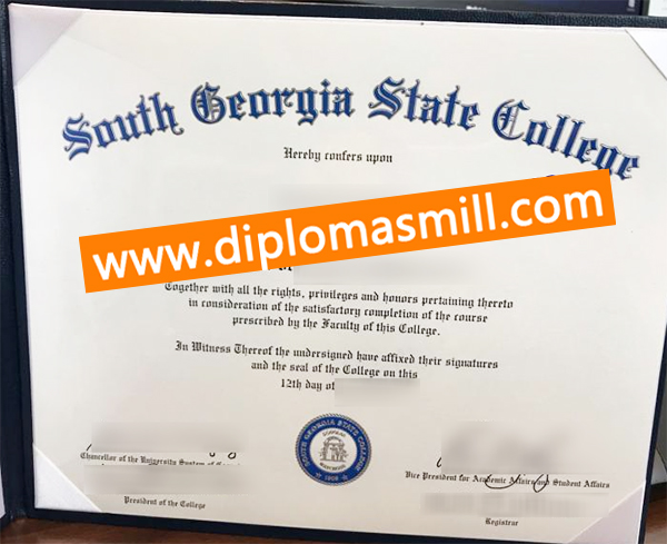 Supply fake South Georgia State College degree
