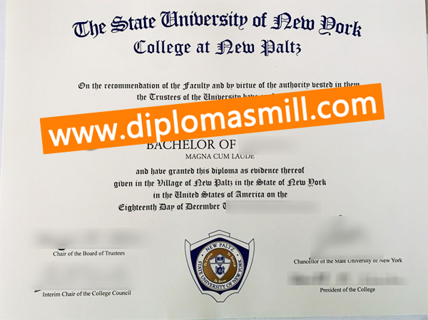 Where to order fake SUNY New Paltz degree?