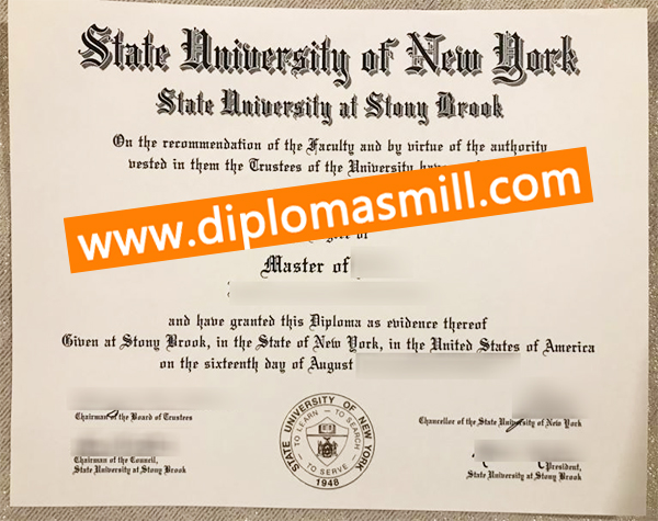 How much buy fake SUNY Stony Brook diploma?