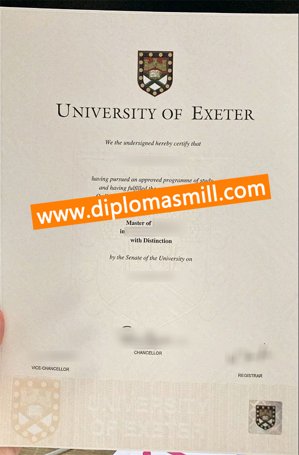 Shopping 2025 fake University of Exeter diploma