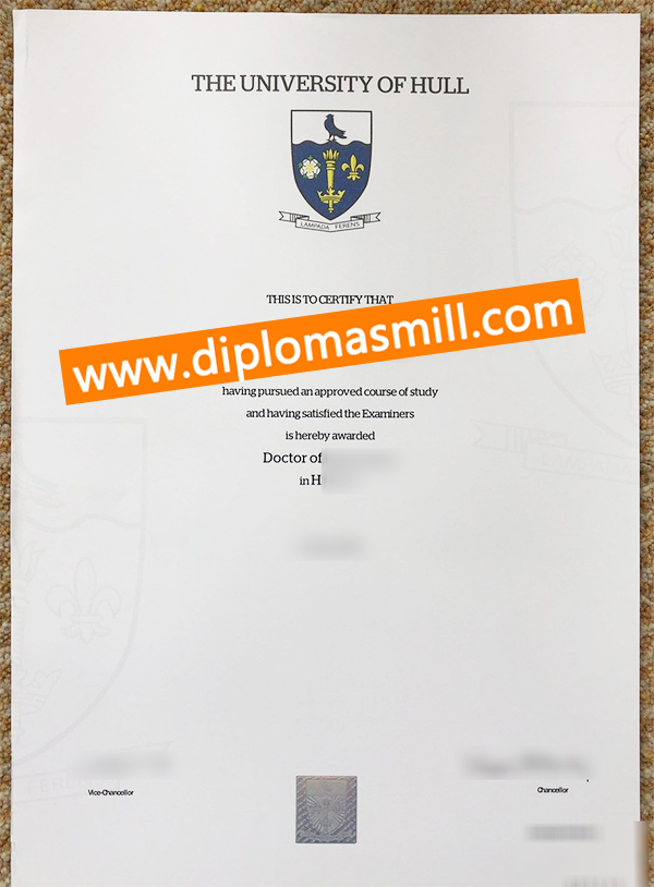 Apply copy University of Hull diploma