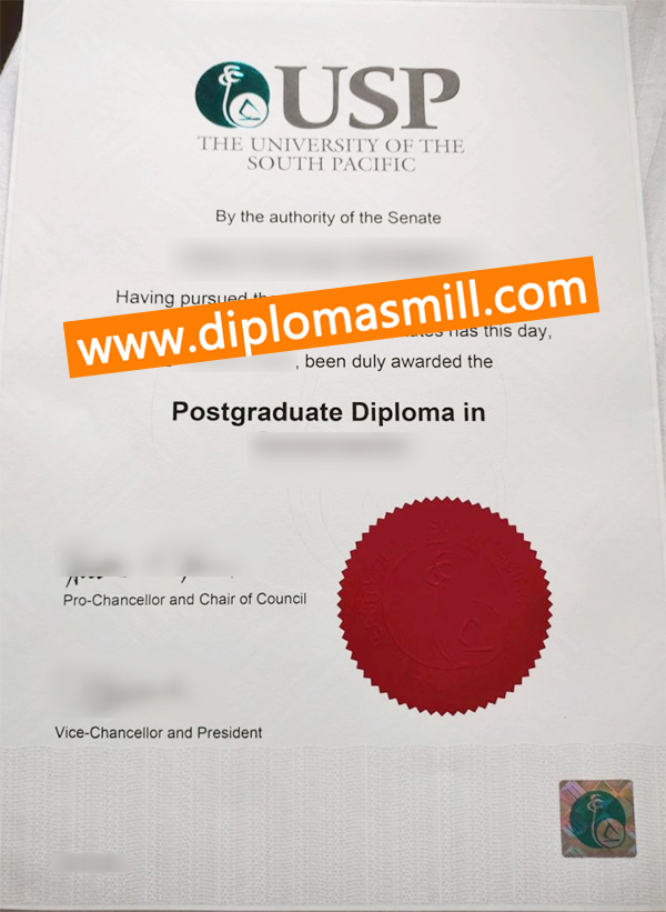 How to get fake University of South Pacific degree?