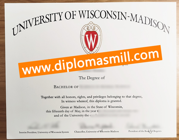 Order fake University of Wisconsin–Madison degree
