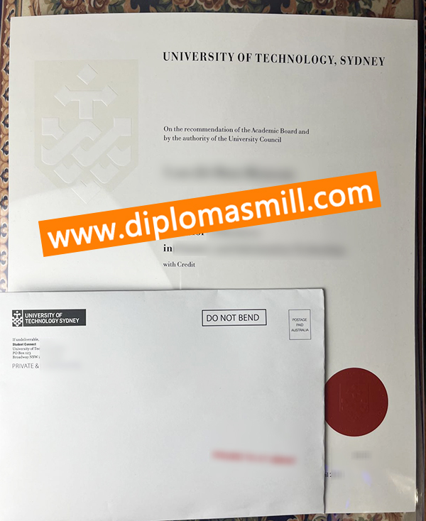 Where to buy fake UTS transcript envelope?