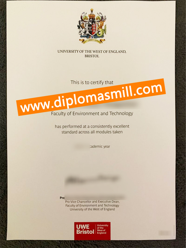 How long buy fake UWE Bristol diploma?