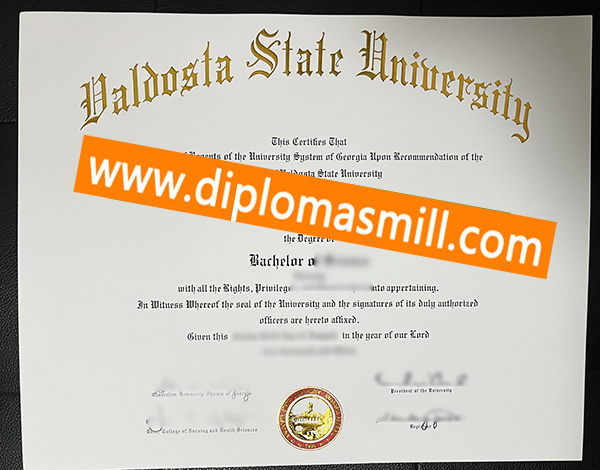 How to get fake Valdosta State University degree?