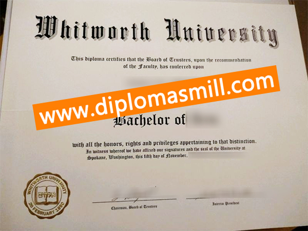 How to obtain fake Whitworth University degree?