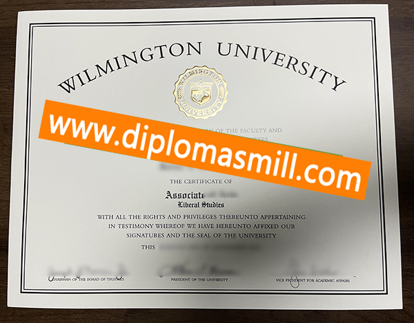 Apply fake Wilmington University diploma online