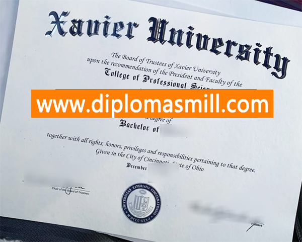 How to order fake Xavier University degree?