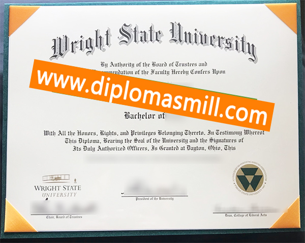 Where to get fake Wright State University diploma?