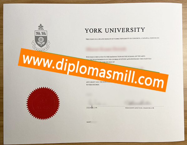 How much buy fake York University diploma?