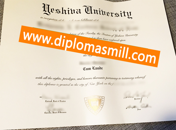 How long buy fake Yeshiva University degree?