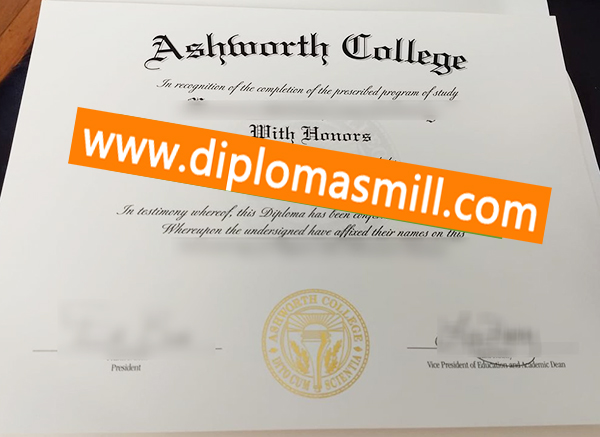 Purchase fake Ashworth College degree