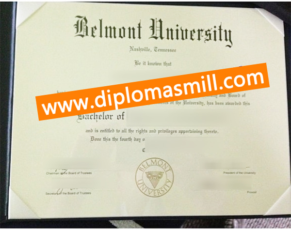 Where to get fake Belmont University degree?