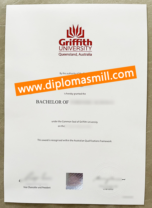 How to order fake Griffith University diploma?