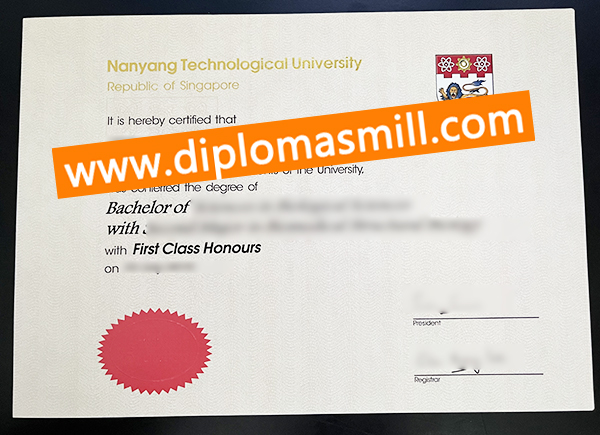 Create official Nanyang Technological University diploma
