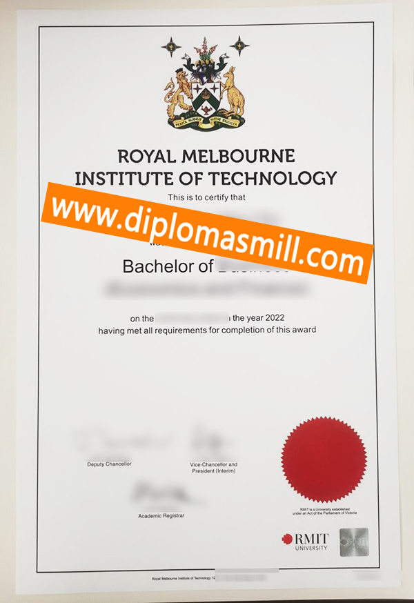 Pick up fake RMIT diploma online