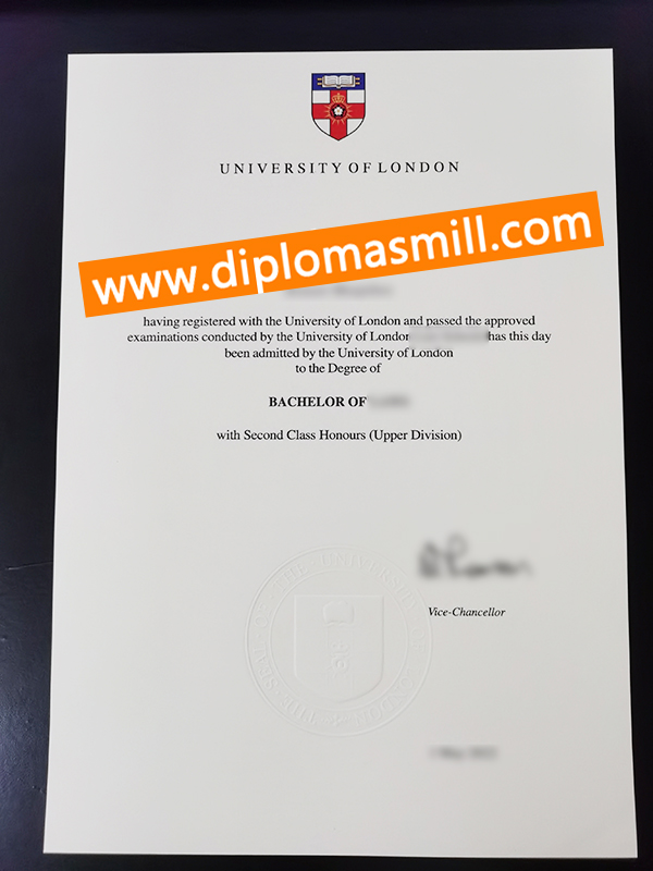 Supply fake University of London diploma online