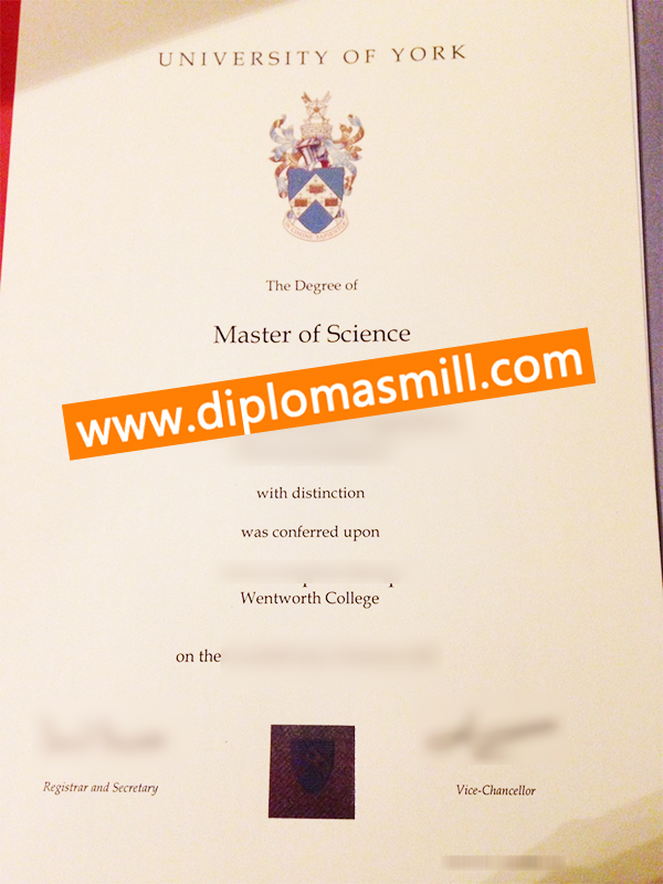 How to obtain fake University of York diploma?