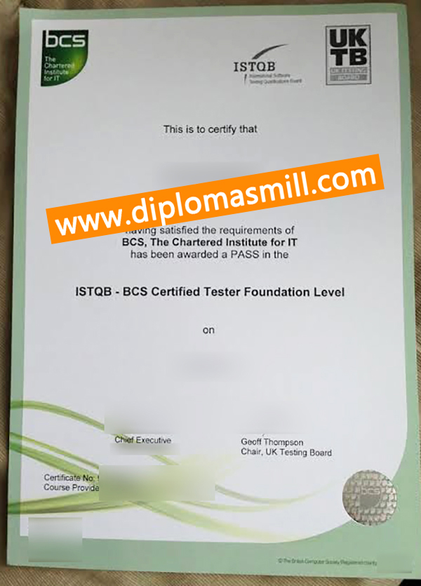 How to buy fake BCS diploma online?