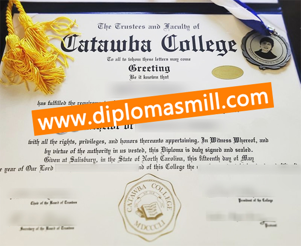 Sale replica Catawba College diploma online