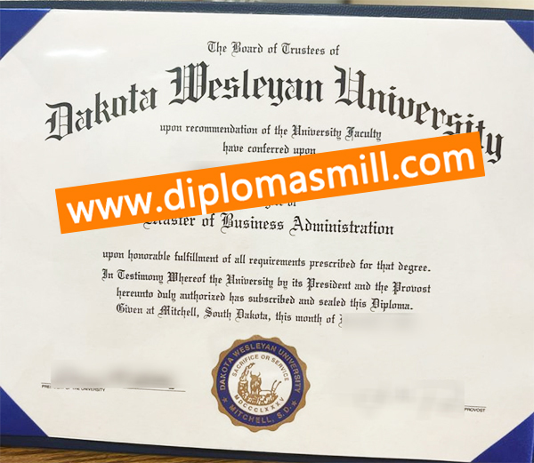 Create fake Dakota Wesleyan University degree fast