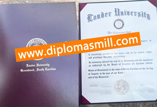 Apply copy Lander University diploma online