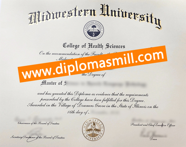 Where to buy fake Midwestern University diploma?