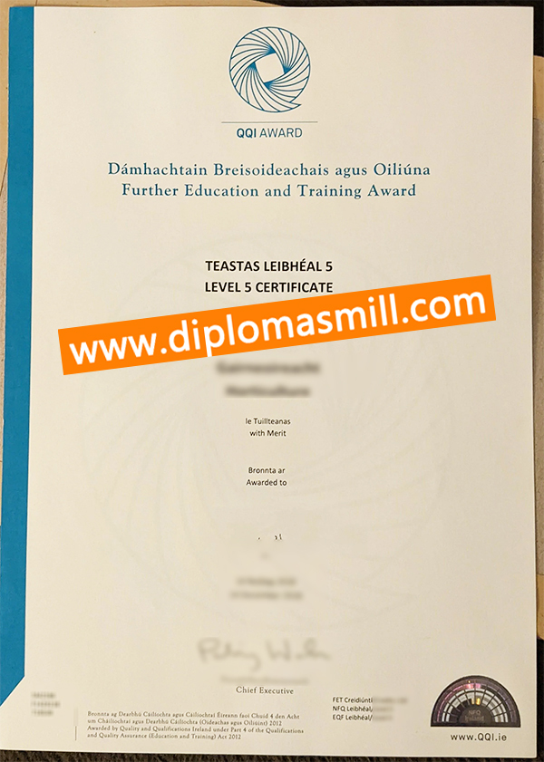 How to buy fake QQI Award diploma？
