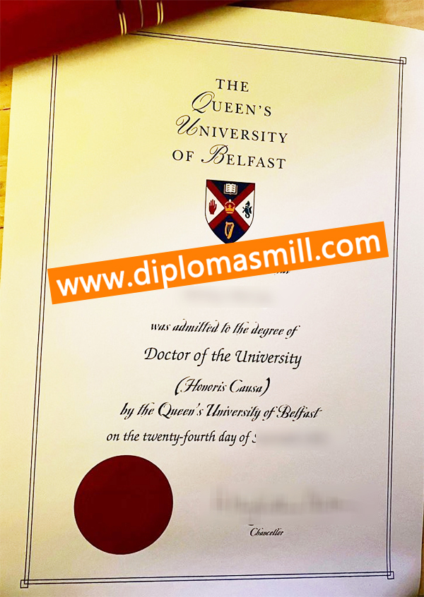 Supply fake Queen’s University Belfast degree