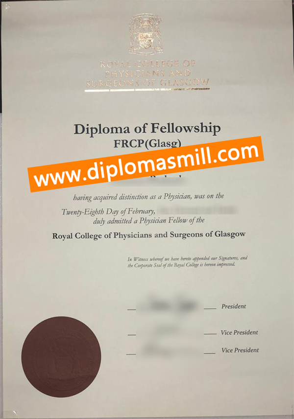 Shopping fake RFPSG diploma online
