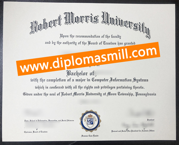 Fake Robert Morris University degree for sale