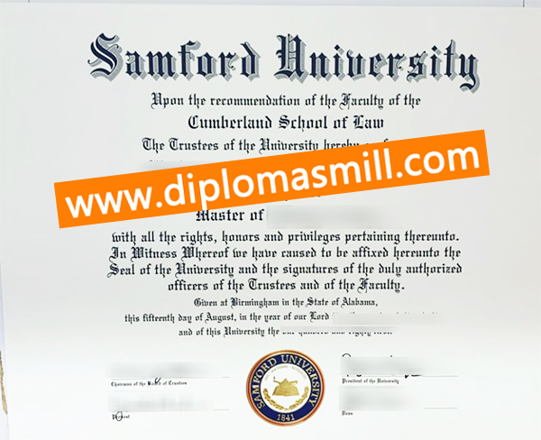 Where to buy fake Samford University diploma?