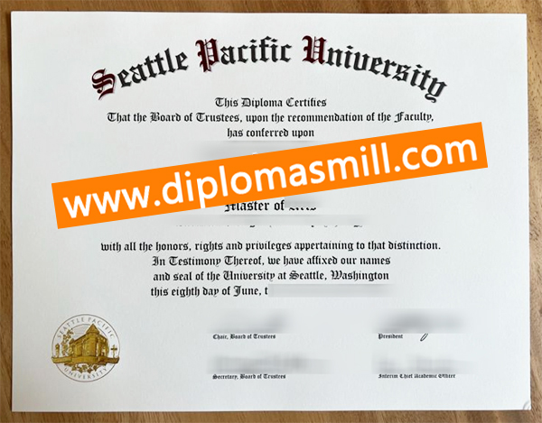 How to get fake Seattle Pacific University diploma?