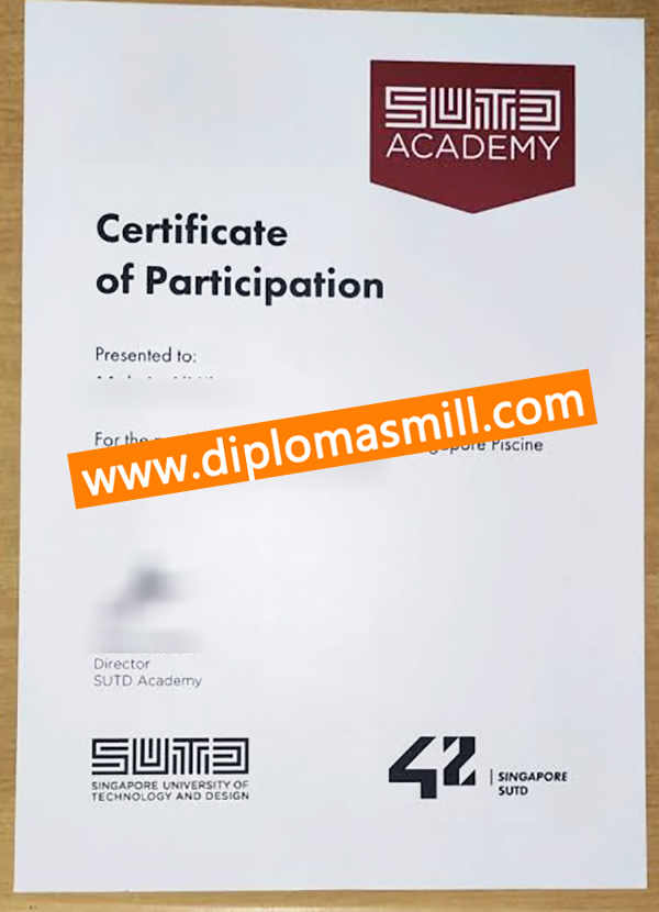 How to get fake Singapore SUTD diploma?