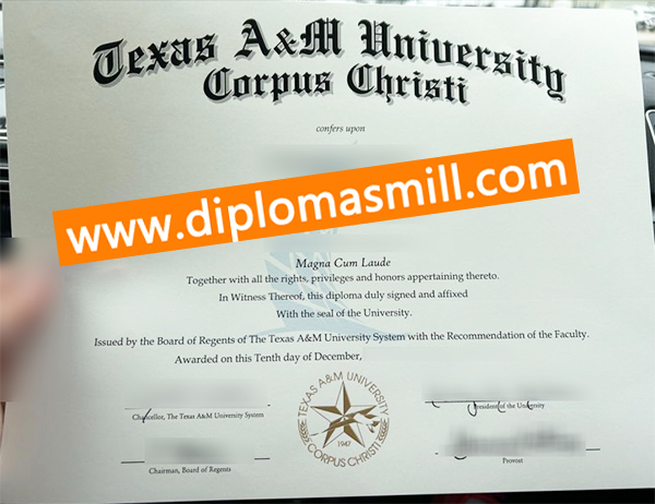 How fast buy fake TAMU-CC degree?
