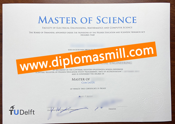 Supply fake TU Delft certificate cheap