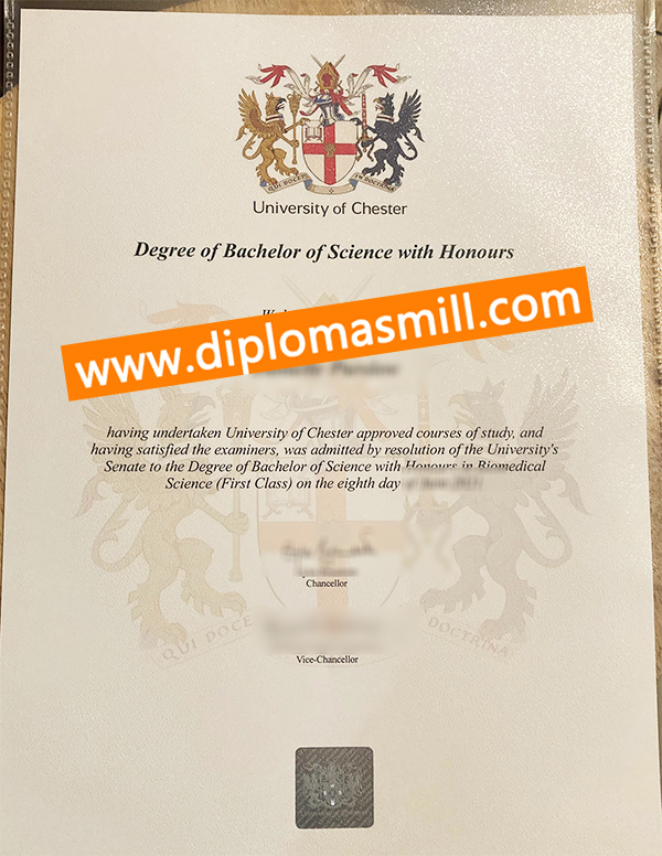 How to obtain fake University of Chester diploma?